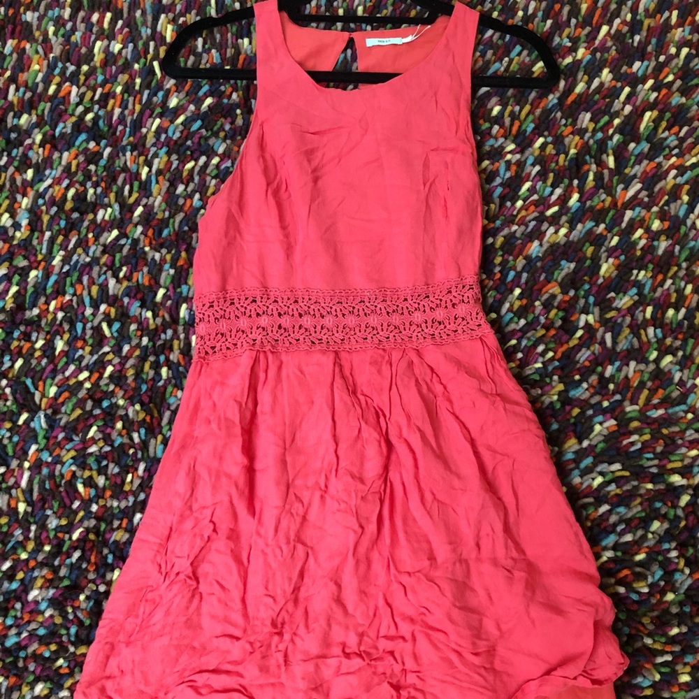 Urban Outfitters salmon spring/summer dress.
